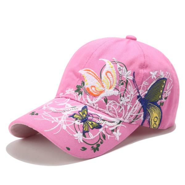 Embroidered Sequin Cap