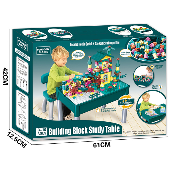 Building block learning table