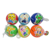 6 Cartoon Soccer Balls,6 inches,Plastic【English Packaging】_201101176