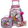 16" Green Unicorn Trolley 3-Piece Set,Mix color,Mix color,Nylon【Packaging without Words】_P02738161_2_m