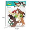 6 (pcs) Farm Animal Set,Plastic【English Packaging】_P03041440_2_m