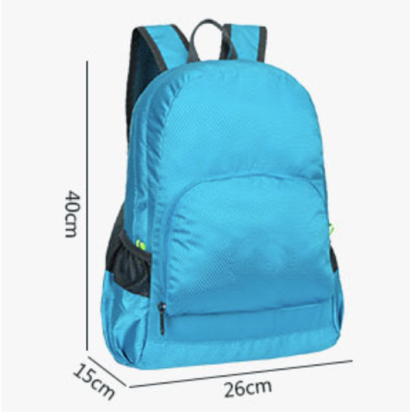 Folding ultra lightweight portable storage travel backpack