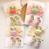 Thin Newborn Hat + Socks Set,Newborns (1 year old or less),Uni size,Set,5% spandex,70% cotton,25% polyester fiber【Packaging without Words】_P02763378_4_m