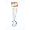 6PCS Stainless Steel Fish Scale Pattern Large Dinner Spoon Set,one colour only,Metal【English Packaging】_201545799