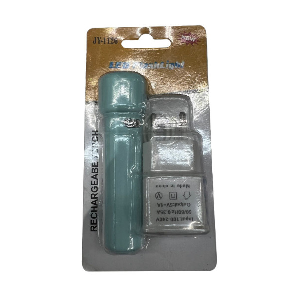 10.5*3cm Rechargeable Flashlight,Mix color,Plastic【English Packaging】_201637441_hd