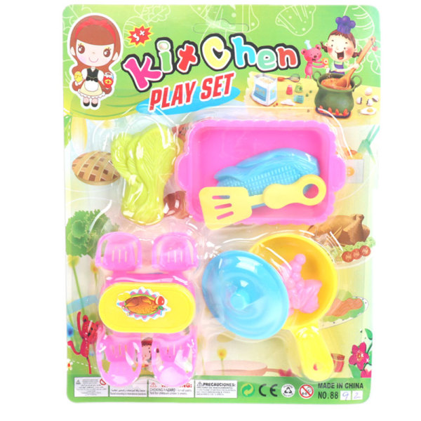 tableware set Cute Version Solid color Plastic【English Packaging】_200019172_hd