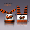 50PCS 13.5*22HAPPY Square Halloween Candy Bag,Almond Cookies / Macaroni Packaging,one colour only,Plastic【English Packaging】_201414316