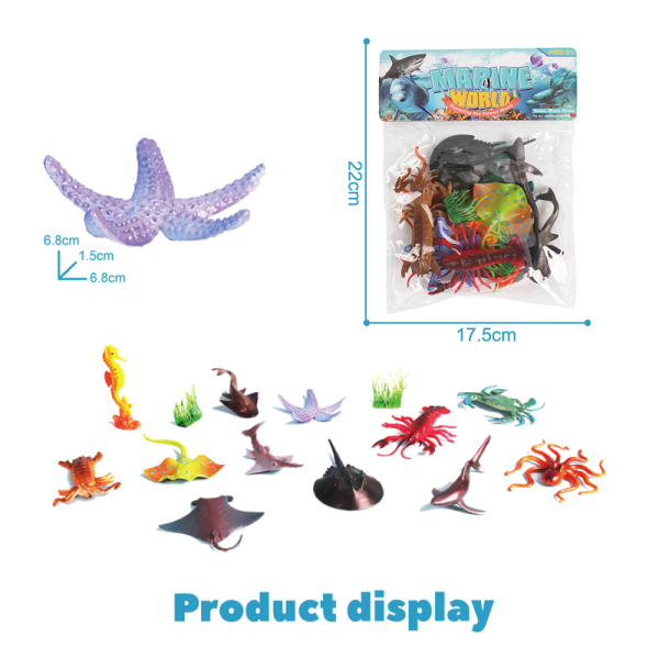 Underwater animal set,Plastic【English Packaging】_201940451_hd