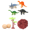 2 Styles 4 (pcs) Solid Dinosaur+Bird Nest Fossil Set,Plastic【English Packaging】_P03028353_8_m