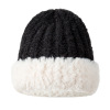 Patchwork Plush Hat,Unisex,56-60CM,Winter Hat,100% acrylic【Packaging without Words】_P02680131_2_m