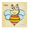 Wooden flat bee puzzle wood【English Packaging】_201188570