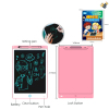 Pink 8.5 inch monochrome LCD writing board with screen lock Fluorescent screen With battery One side WordPad Plastic【English Packaging】_201161816_1_m