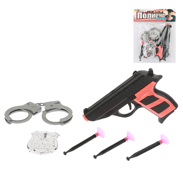 gun set Soft bullet Pistol
 Solid color Plastic【Russian Packaging】_200572188_hd