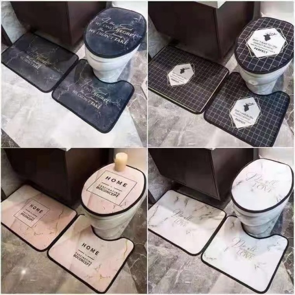 50 * 80CM carpet three piece set