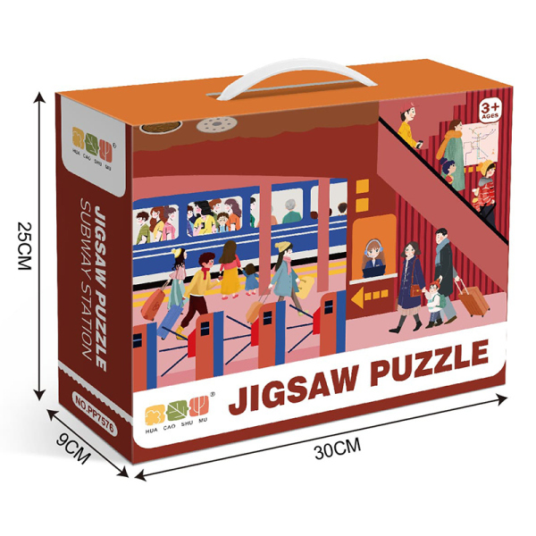 48pcs illustration series puzzle pieces