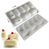 8-Link Pillow Dessert Mould,one colour only,Silica gel【Packaging without Words】_201402097