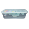 Plastic 10-compartment ice mold with spatula,Mix color,Plastic【English Packaging】_201392634_1_m