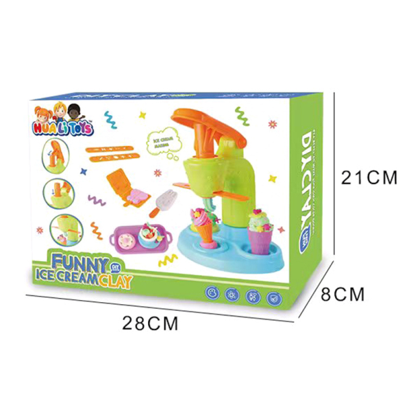 Color mud ice cream machine set