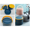 Round Lunch Box,Mix color,Plastic【Packaging without Words】_P02550598_2_m