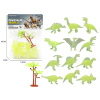 12 (pcs) Solid Night Light Dinosaurs,Plastic【English Packaging】_201877398