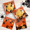 100PCS 10*10+3 Halloween Skeleton Ghost Candy Bags,Almond Cookies / Macaroni Packaging,Multiple styles,Plastic【English Packaging】_P02568231_5_m