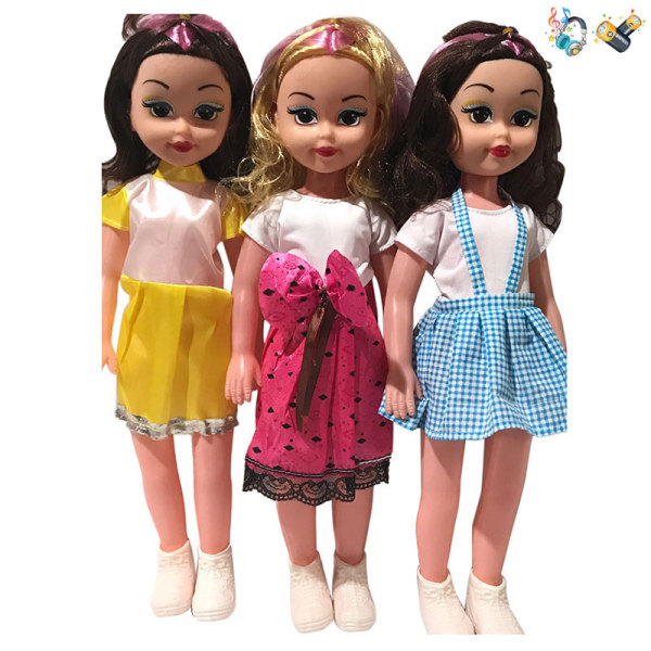 Multiple Big Eyed Girl Dolls 18 inches Music English language IC With battery Plastic【English Packaging】_200694960_hd