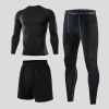 Колготки Athletic Bottom Quick Dry 3-Piece Set,100% полиэстер,Для мужчин,S-XXXL,Набор【Упаковка без надписей】_201634636