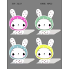 sx935 rabbit with no face book stand,Mix color,Metal【Packaging without Words】_P02924368_3_m