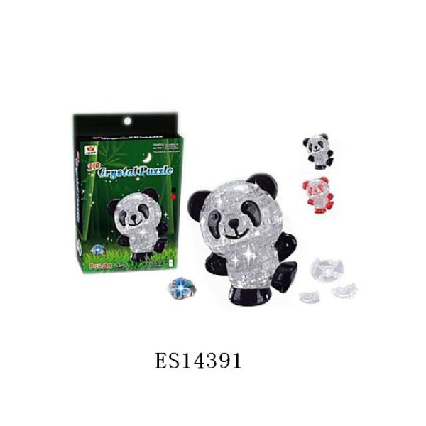 Строительные блоки Panda Crystal Со светом пластик【Упаковка на английском языке】_100494036_hd