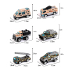 6(pcs) Alloy Police Car,Slide/taxiing 1:64,Spray painting,Metal【English Packaging】_P02877037_7_m