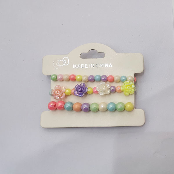 3PCS Children's Bracelets Mixed Colors【English Packaging】_201339218_hd