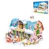 38pcsNEW Fantasy Christmas Cabin Stereo Puzzle Set,бумага【Упаковка на английском языке】_201536806_1_m