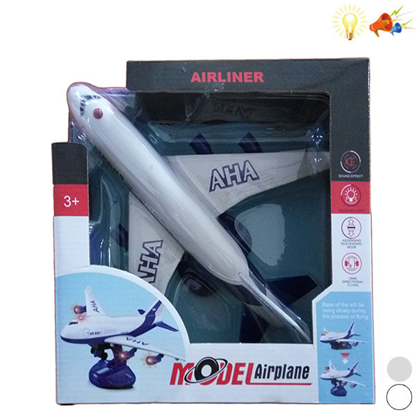 plane Electric Universal Realistic Passenger plane Electric energy Lights Sound IC without language Plastic【English Packaging】_200218680_hd