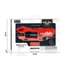 Repeater gun Soft bullet Electric Pistol
 Spray painting and solid color Plastic【English Packaging】_P02331137_2_m