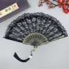 European style fan,Mix color,Textile【Packaging without Words】_201778141