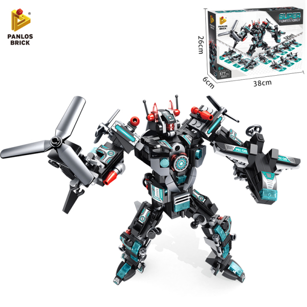 577pcs Pioneer robot blocks пластик【Упаковка на английском языке】_200440055_hd