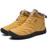 Outdoor Waterproof Padded Warm Snow Boots,Men,#41,Khaki,12,Colored box,Cotton,Fabrics【Packaging without Words】_P02982508_4_m