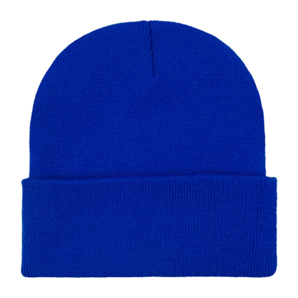 Solid color knitted hat