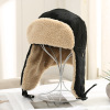 Plush ear protection windproof hat Unisex 56-60CM 100% cotton 【Packaging without Words】_201537826