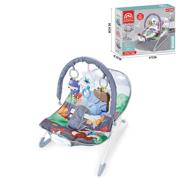 Baby cartoon electric soothing adjustable rocking chair