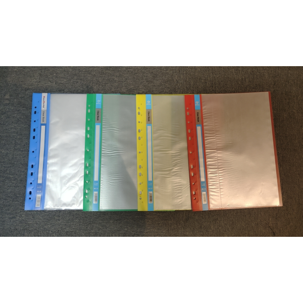 Multi-holes a4 information booklet with 20 pages,Mix color,Plastic【Packaging without Words】_201673986_hd