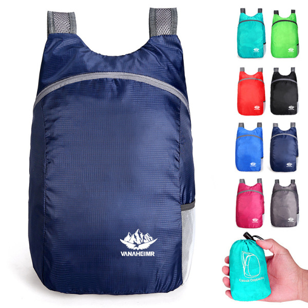 Folding ultra lightweight portable storage travel backpack