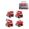 4PCS 4 disassembly and assembly fire truck combinations Plastic【English Packaging】_200743629