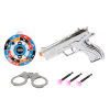 gun set Soft bullet Pistol
 Solid color With target Plastic【English Packaging】_P02081940_2_m