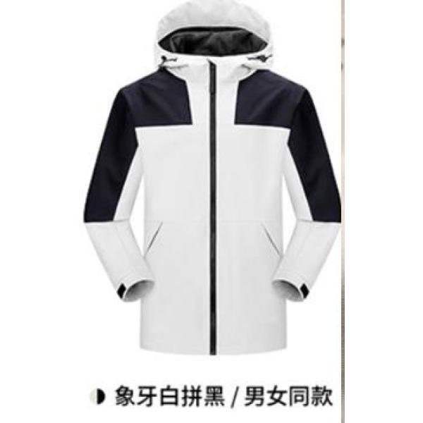 Tech Solid Color Waterproof Windproof Rush Jacket Jacket,100% polyester fiber,Couples,S-XXXL,Long sleeve【Packaging without Words】_201653660_hd