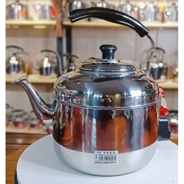 5L Non-magnetic Cloud Cooker Stainless Steel Kettle,one colour only,Metal【English Packaging】_201549501_hd