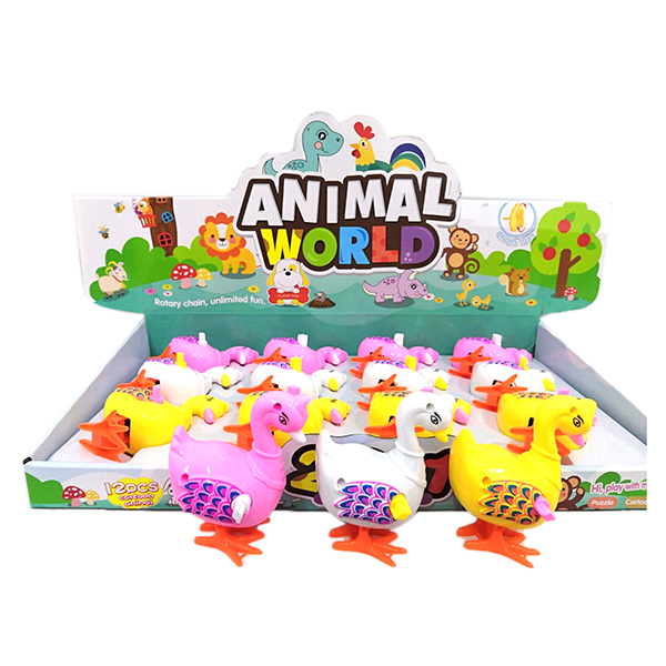 12PCS Маленький лебедь Заводная игрушка пластик【Упаковка на английском языке】_201058427_hd