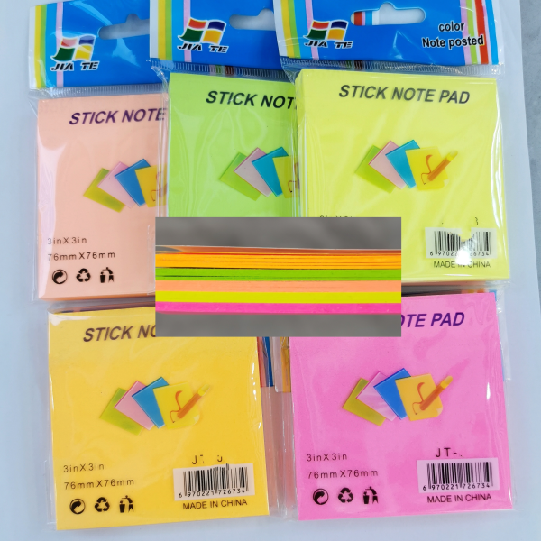 Multi-Layer Sticky Notes Mixed Colors [English Packaging