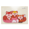 Wooden three-dimensional fox parent-child puzzle wood【English Packaging】_201188507