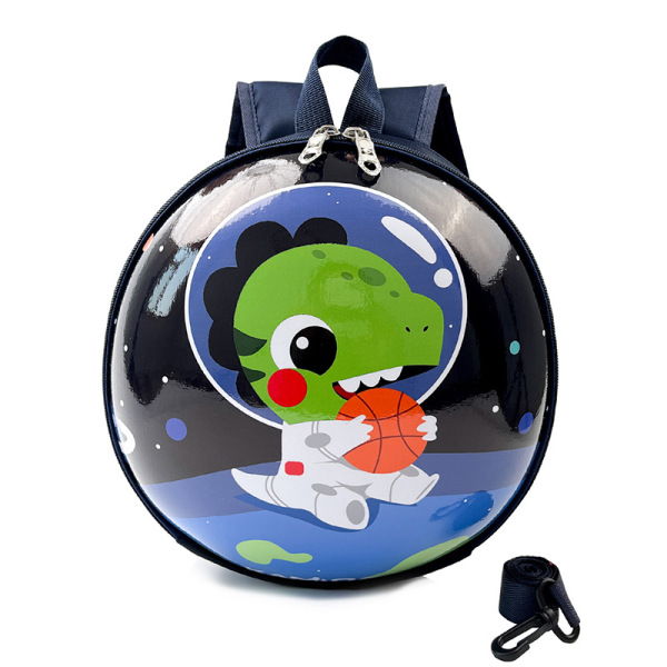 Cartoon Eggshell Doughnut Backpack with Drawstring